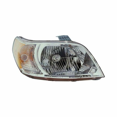 GEARED2GOLF Right Headlamp Assembly with Composite for 2010-2011 Chevrolet Aveo 5 GE3641728